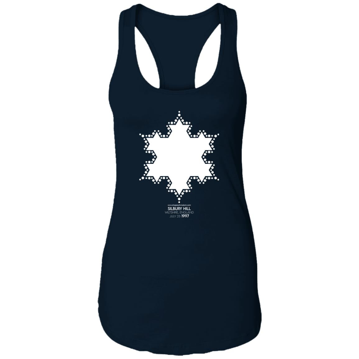 Crop Circle Racerback Tank - Silbury Hill 6