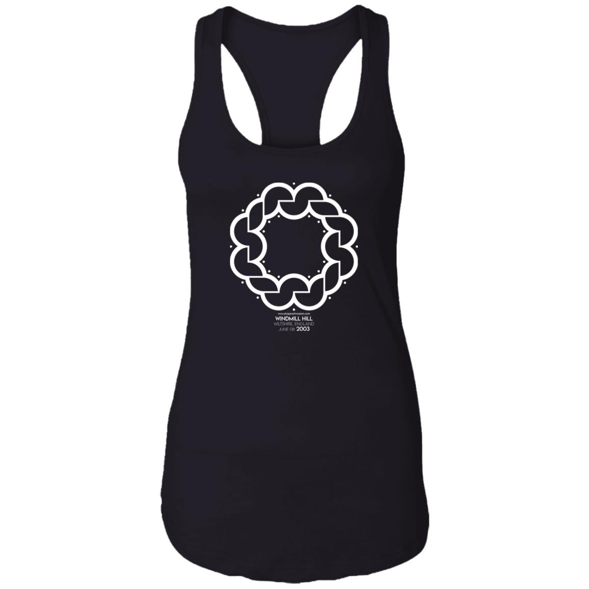 Crop Circle Racerback Tank - Windmill Hill 5