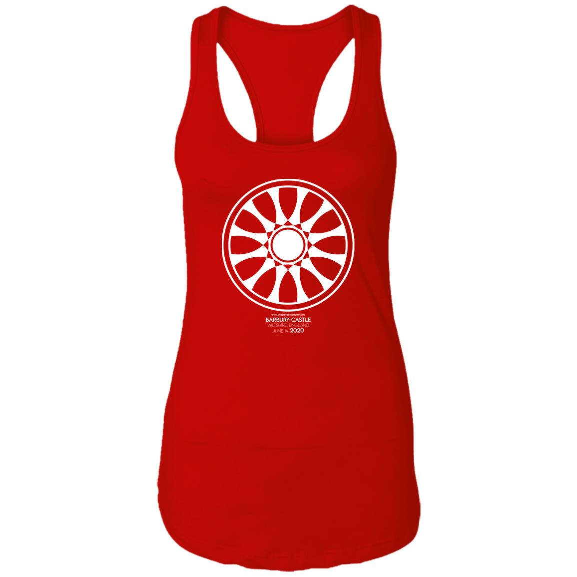 Crop Circle Racerback Tank - Barbury Castle 2