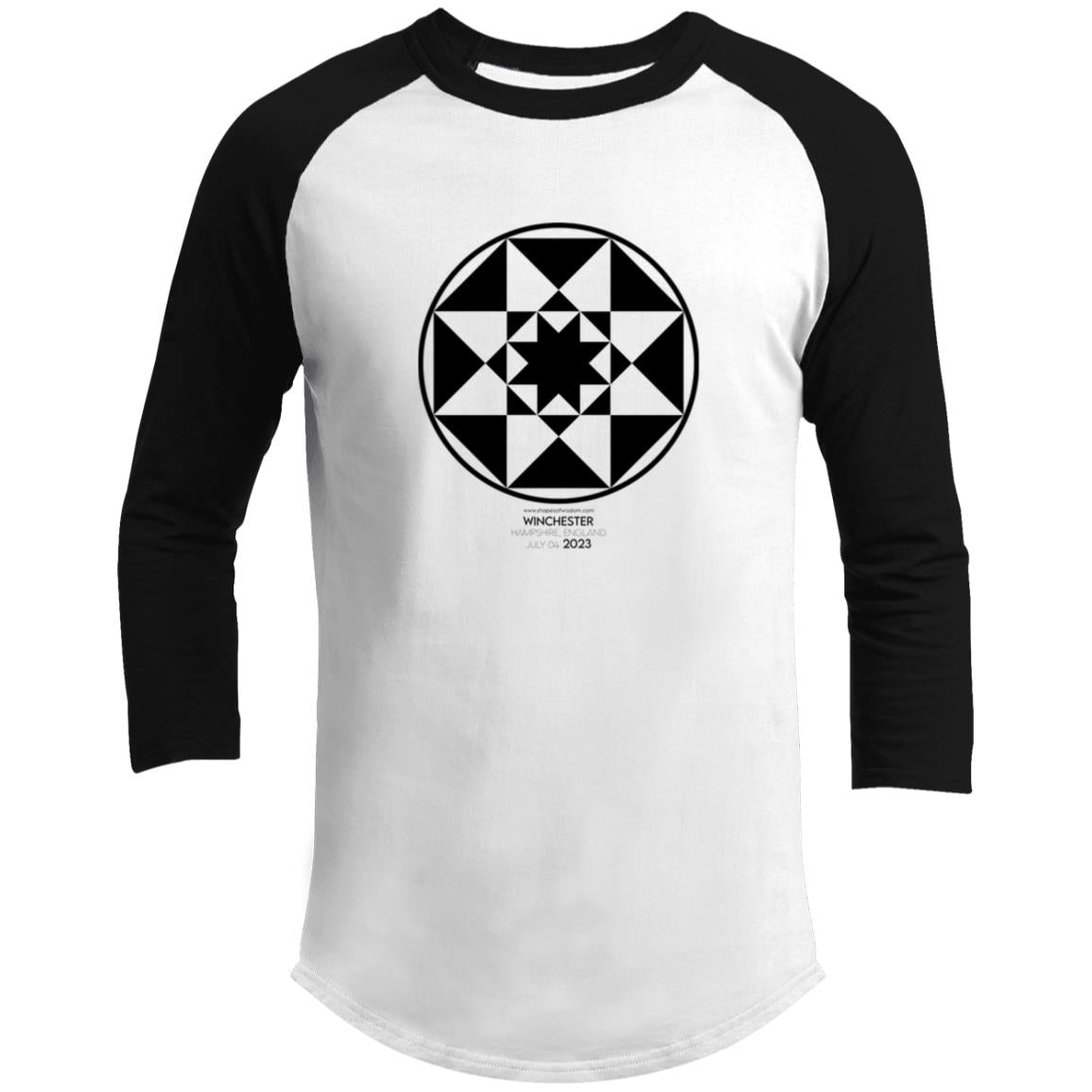 Crop Circle 3/4 Raglan Shirt - Winchester 5