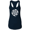 Crop Circle Racerback Tank - Sparticles Wood 2