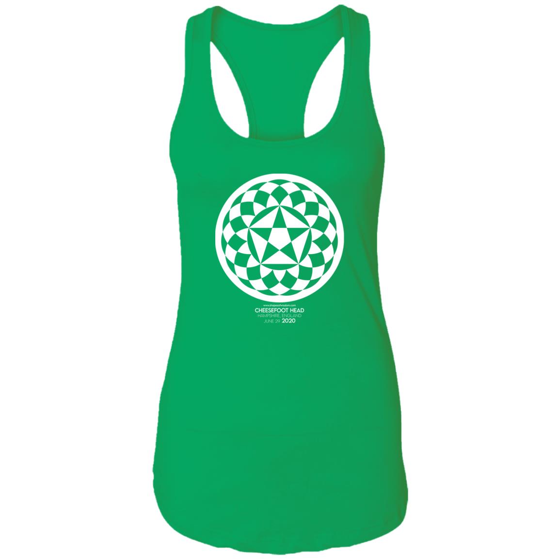 Crop Circle Racerback Tank - Cheesefoot Head