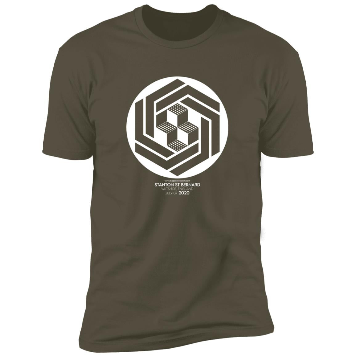 Crop Circle Premium T-Shirt - Stanton St Bernard