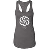 Load image into Gallery viewer, Crop Circle Racerback Tank - Milk Hill 3