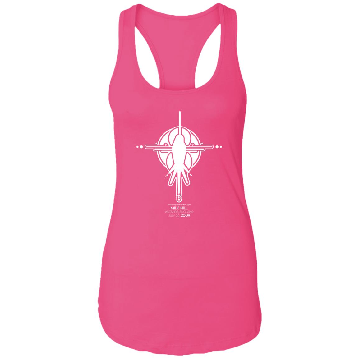 Crop Circle Racerback Tank - Milk Hill 11