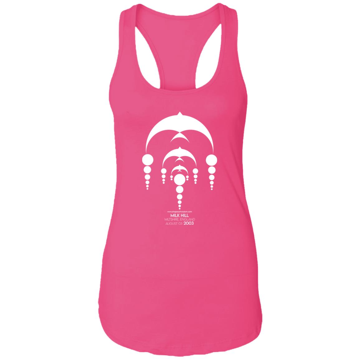 Crop Circle Racerback Tank - Milk Hill 9