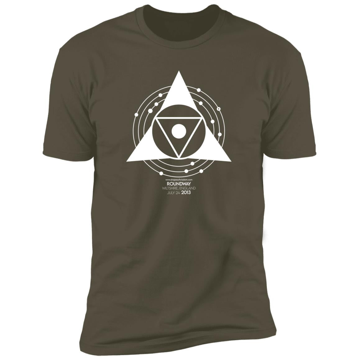 Crop Circle Premium T-Shirt - Roundway