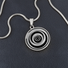 Crop Circle Pendant and Luxury Necklace - Winterbourne Monkton