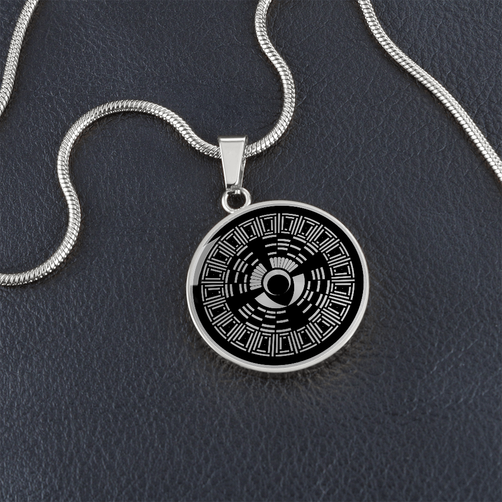 Crop Circle Pendant and Luxury Necklace - Wayland´s Smithy 3