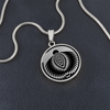 Crop Circle Pendant and Luxury Necklace - Uffington 2