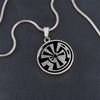 Crop Circle Pendant and Luxury Necklace - Oare 2