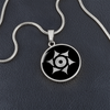 Crop Circle Pendant and Luxury Necklace - Mochtin