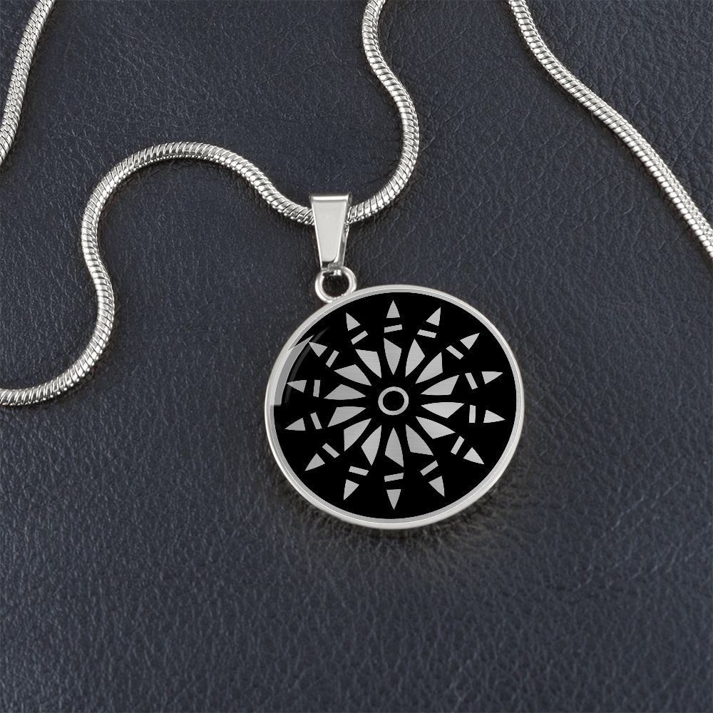 Crop Circle Pendant and Luxury Necklace - Okeford