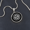 Crop Circle Pendant and Luxury Necklace - Woodborough Hill 2