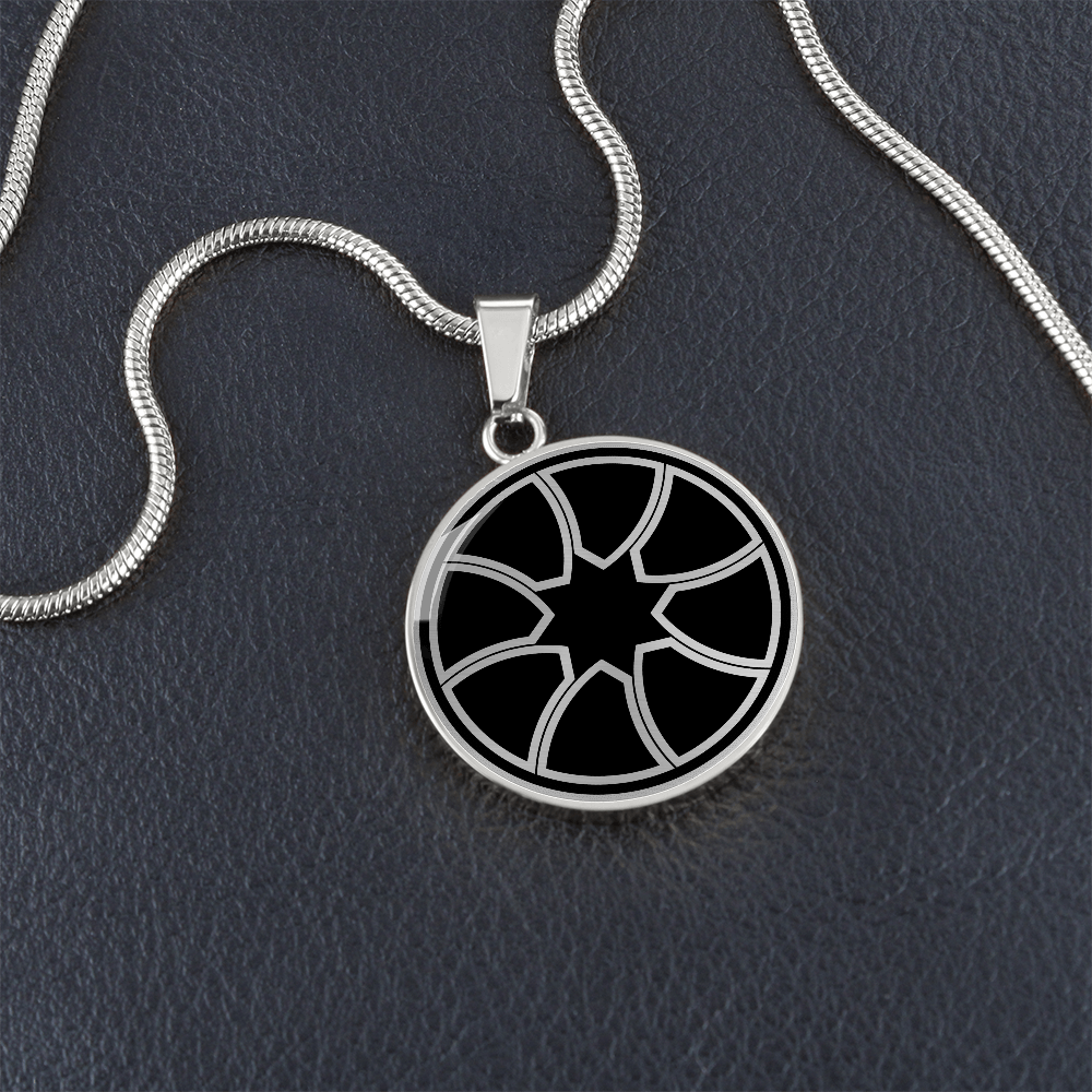 Crop Circle Pendant and Luxury Necklace - Volkmarshausen