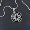 Crop Circle Pendant and Luxury Necklace - Tichborne 3