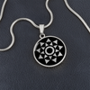 Crop Circle Pendant and Luxury Necklace - Oberschleißheim