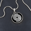 Crop Circle Pendant and Luxury Necklace - West Kennet 8