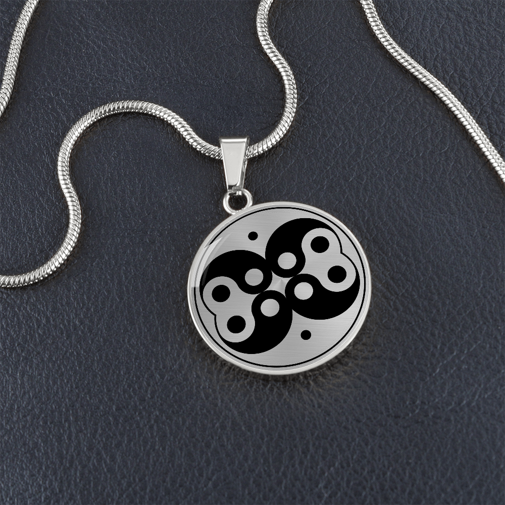 Crop Circle Pendant and Luxury Necklace - Waterloo