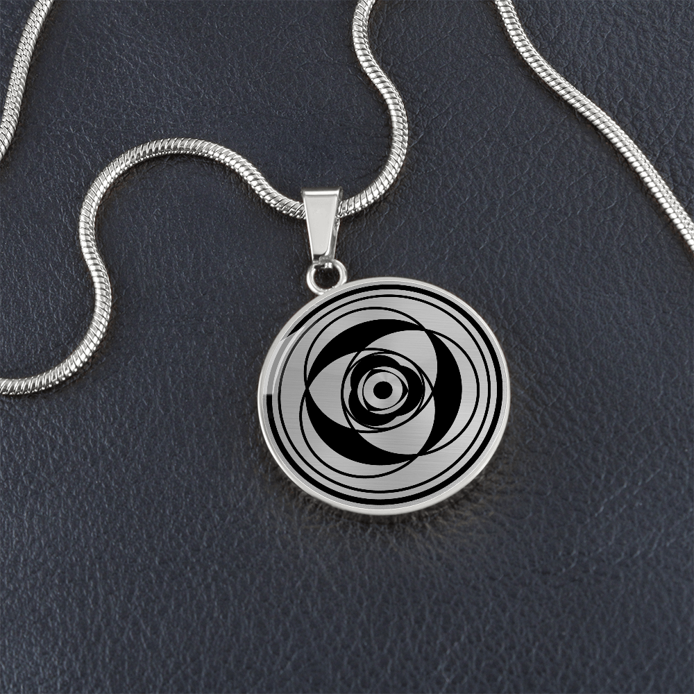 Crop Circle Pendant and Luxury Necklace - Piyungan