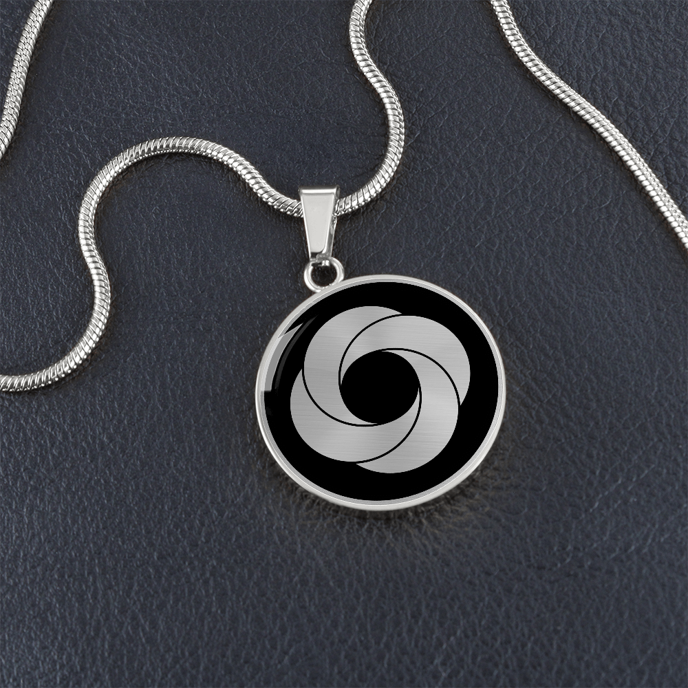 Crop Circle Pendant and Luxury Necklace - West Down