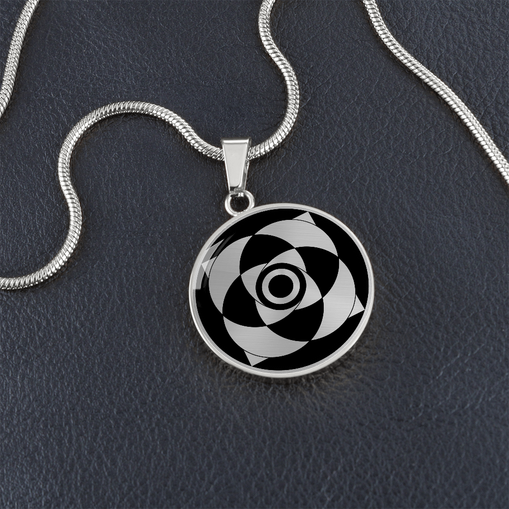 Crop Circle Pendant and Luxury Necklace - Wexcombe