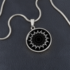 Crop Circle Pendant and Luxury Necklace - Roundway Hill 7