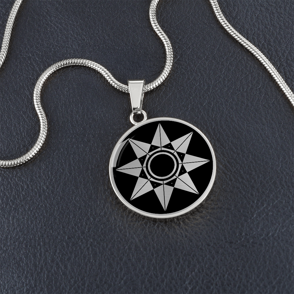 Crop Circle Pendant and Luxury Necklace - West Kennet 10