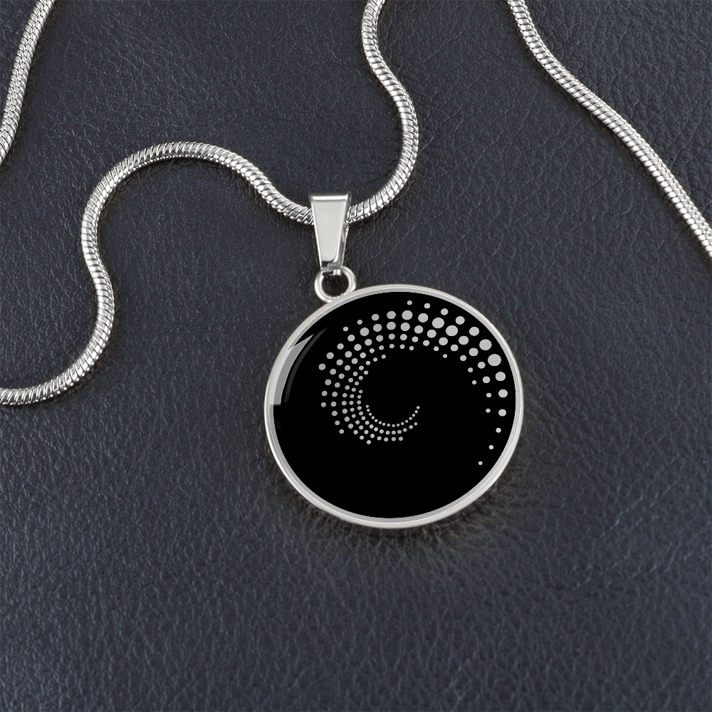 Crop Circle Pendant and Luxury Necklace - Marlborough 5