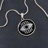 Crop Circle Pendant and Luxury Necklace - West Meon 4