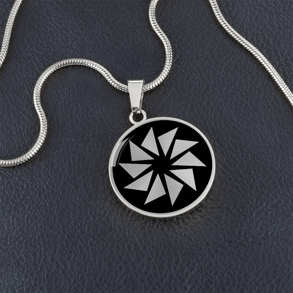 Crop Circle Pendant and Luxury Necklace - Hackpen Hill 17