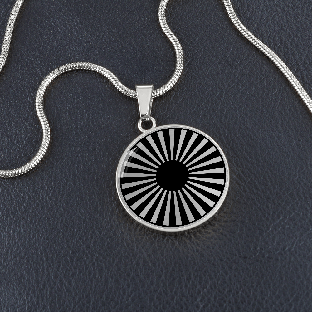 Crop Circle Pendant and Luxury Necklace - Waden Hill 2