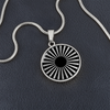 Crop Circle Pendant and Luxury Necklace - Waden Hill 2