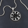 Crop Circle Pendant and Luxury Necklace - Yatesbury 3