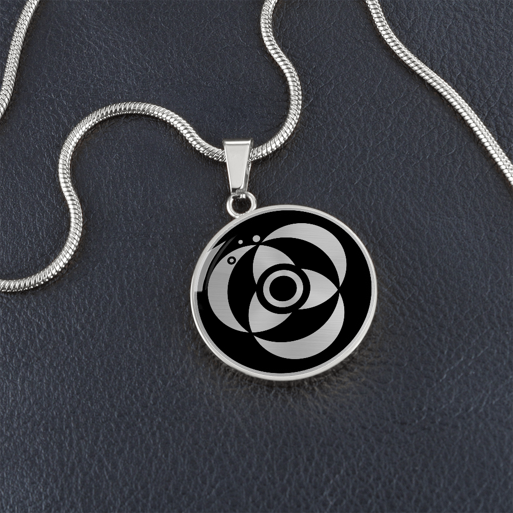 Crop Circle Pendant and Luxury Necklace - Meonstoke