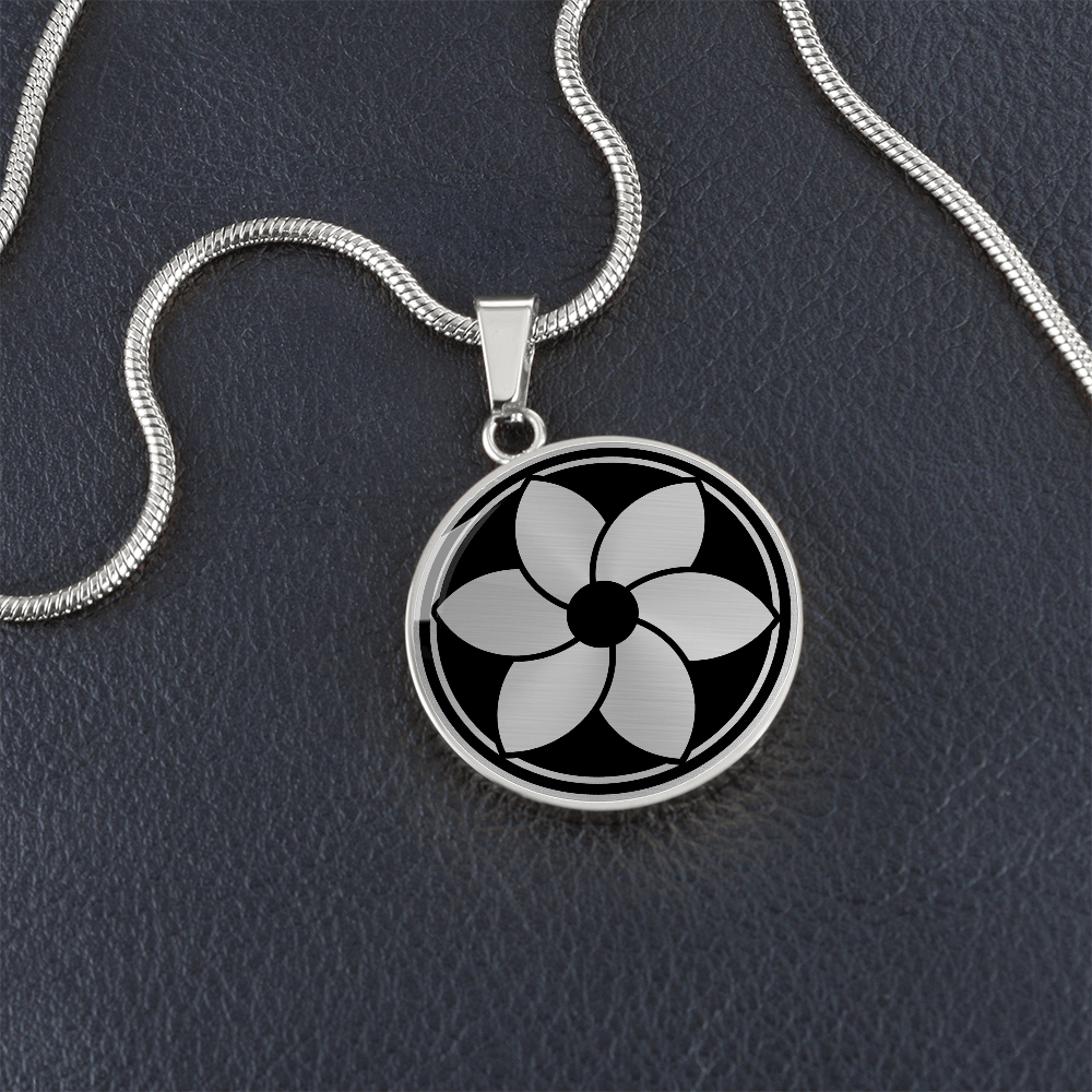 Crop Circle Pendant and Luxury Necklace - Marlborough 3