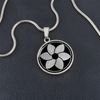 Crop Circle Pendant and Luxury Necklace - Marlborough 3