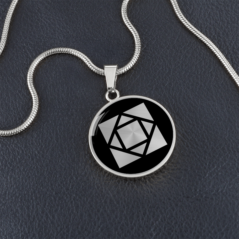 Crop Circle Pendant and Luxury Necklace - West Bretton