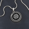 Crop Circle Pendant and Luxury Necklace - Nukerke