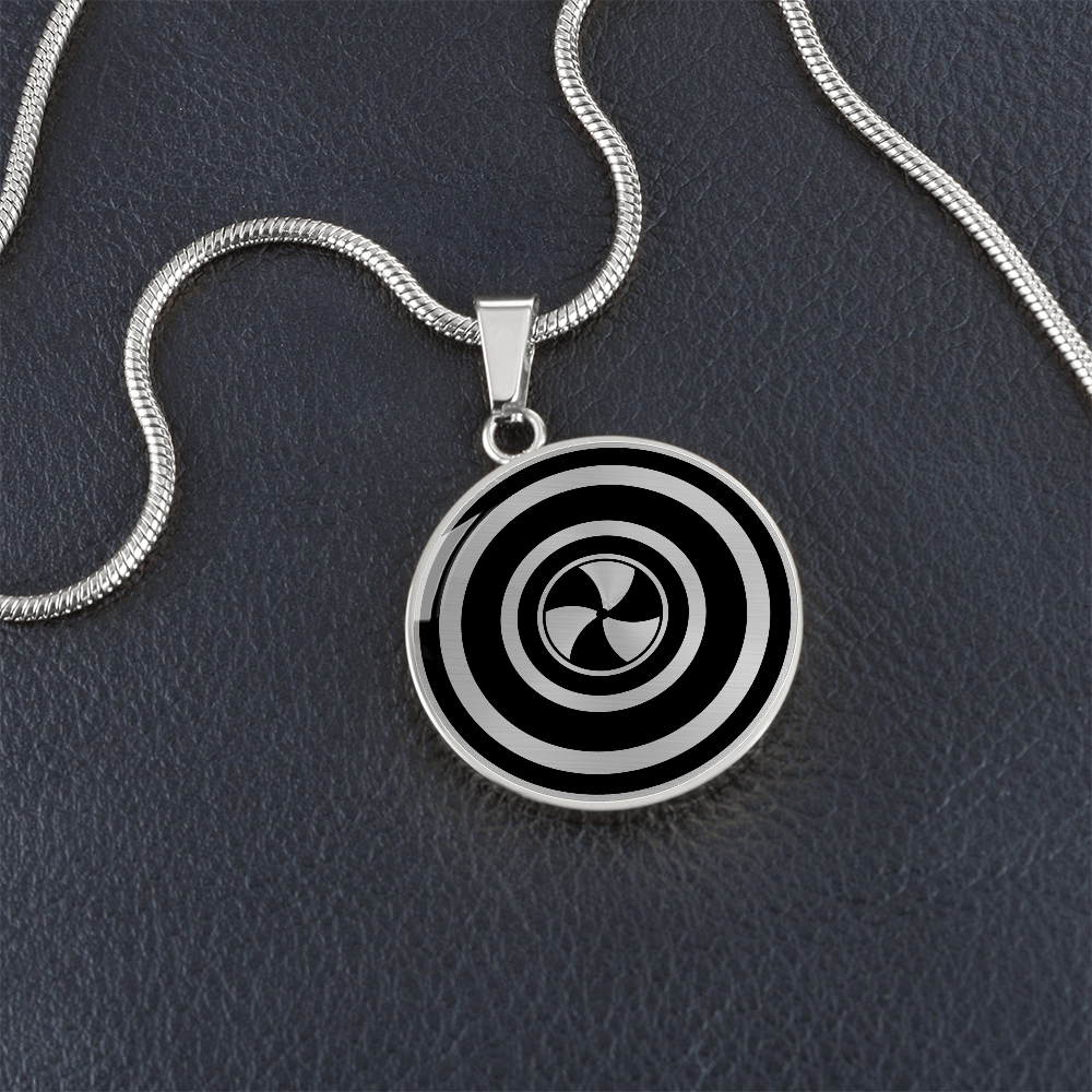 Crop Circle Pendant and Luxury Necklace - North Newton