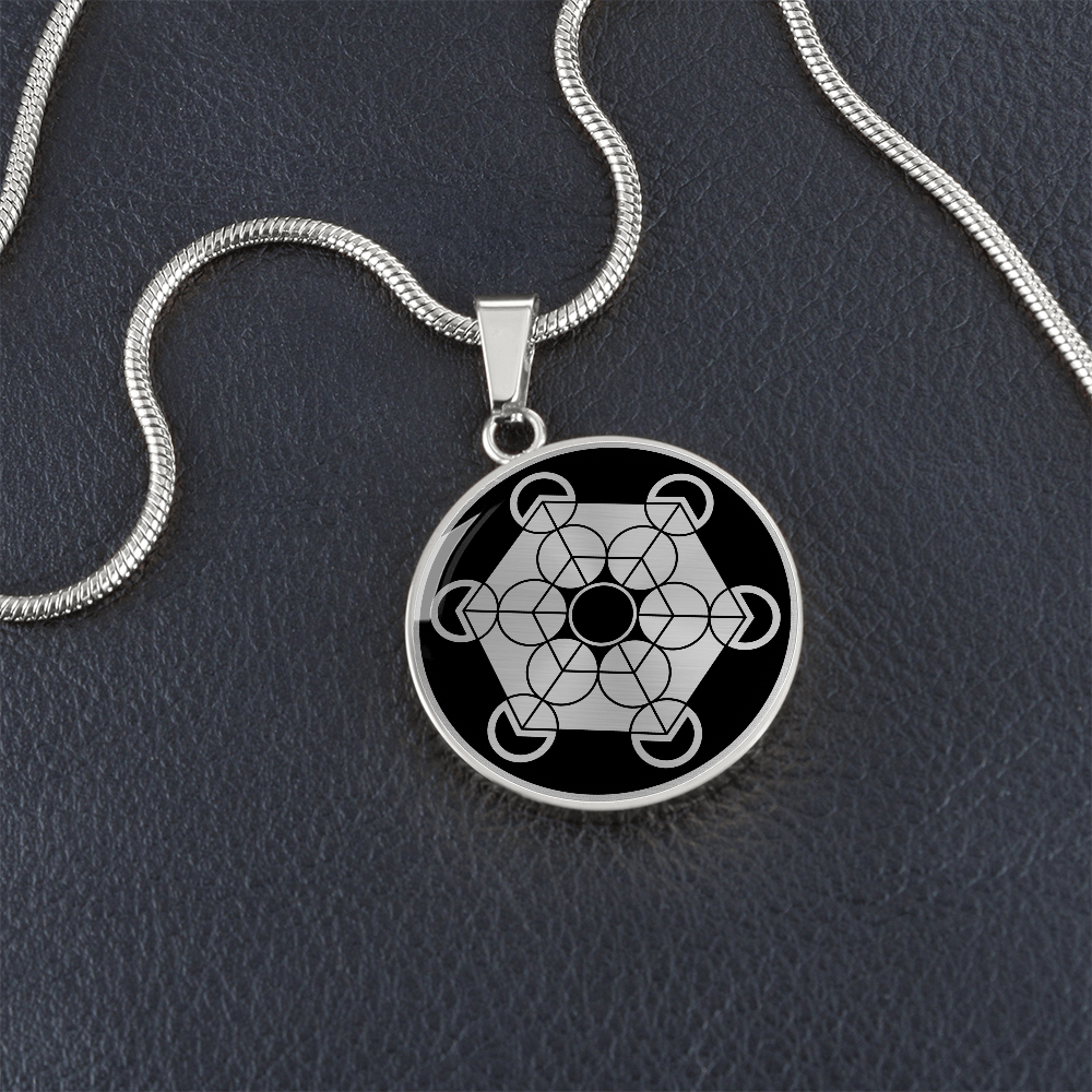 Crop Circle Pendant and Luxury Necklace - Nursteed 2