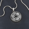 Crop Circle Pendant and Luxury Necklace - Winterbourne Basset 2