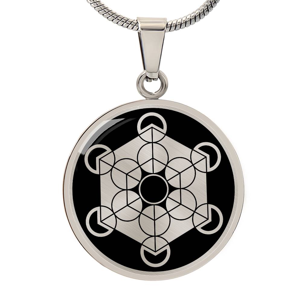 Crop Circle Pendant and Luxury Necklace - Nursteed 2