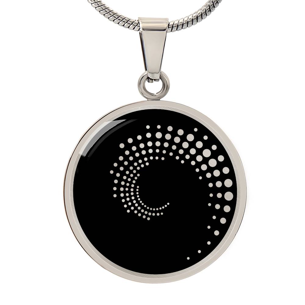 Crop Circle Pendant and Luxury Necklace - Marlborough 5