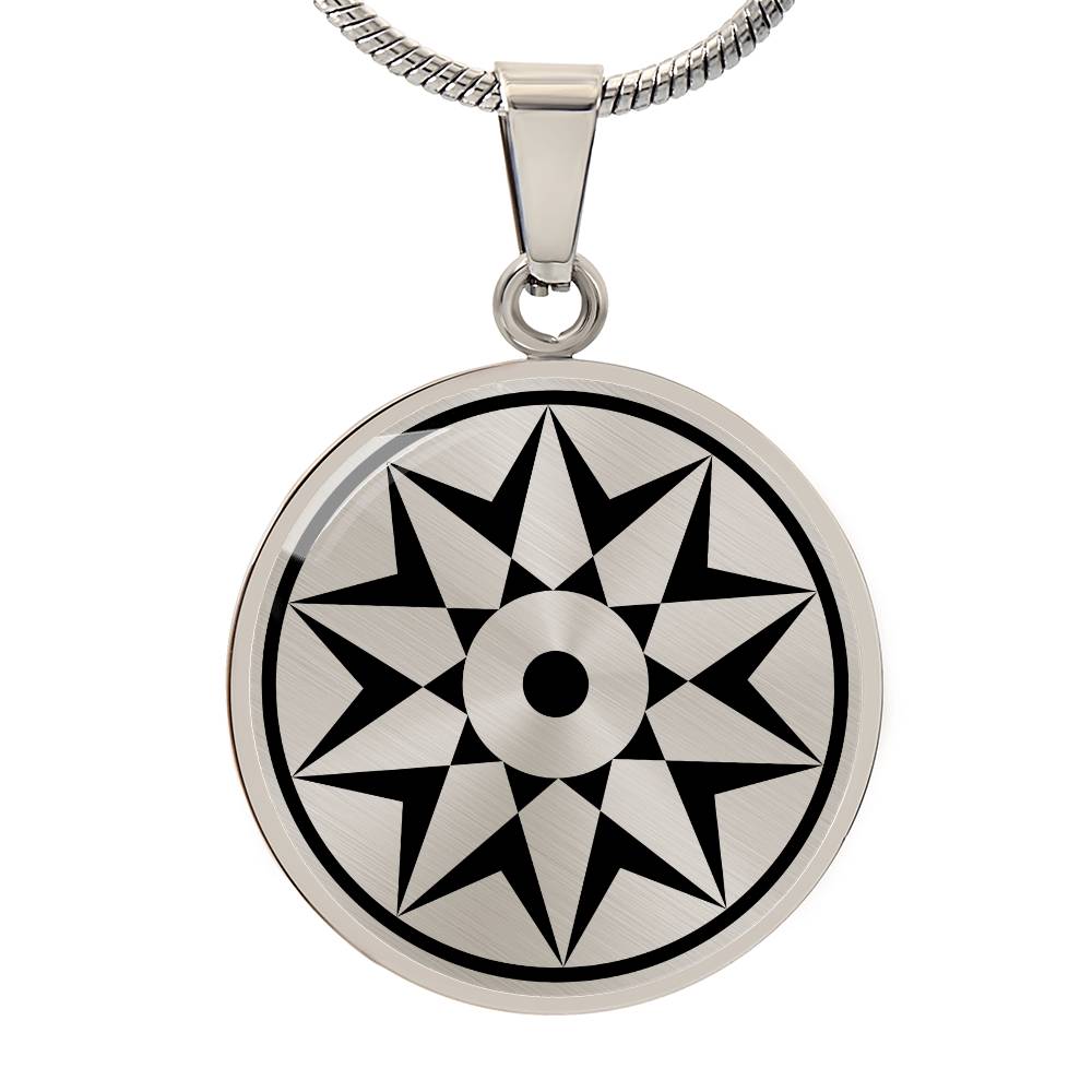 Crop Circle Pendant and Luxury Necklace - Willoughby Hedge