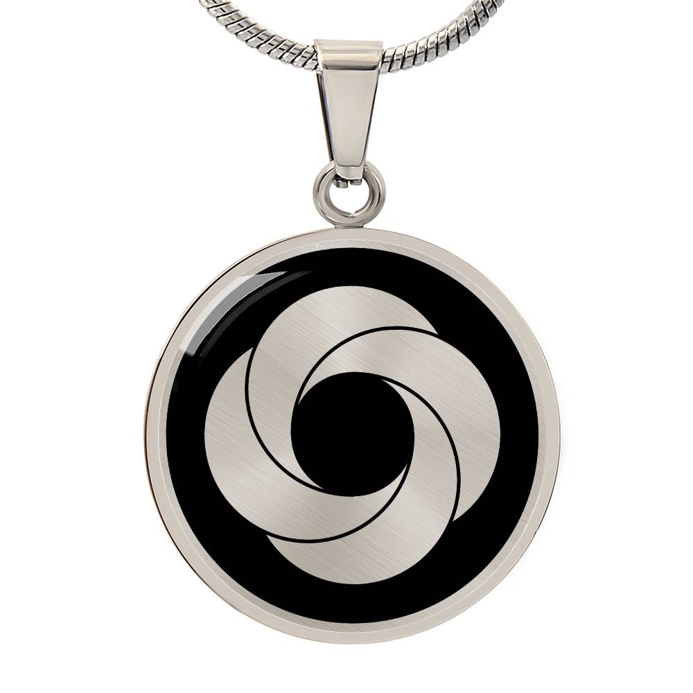 Crop Circle Pendant and Luxury Necklace - West Down