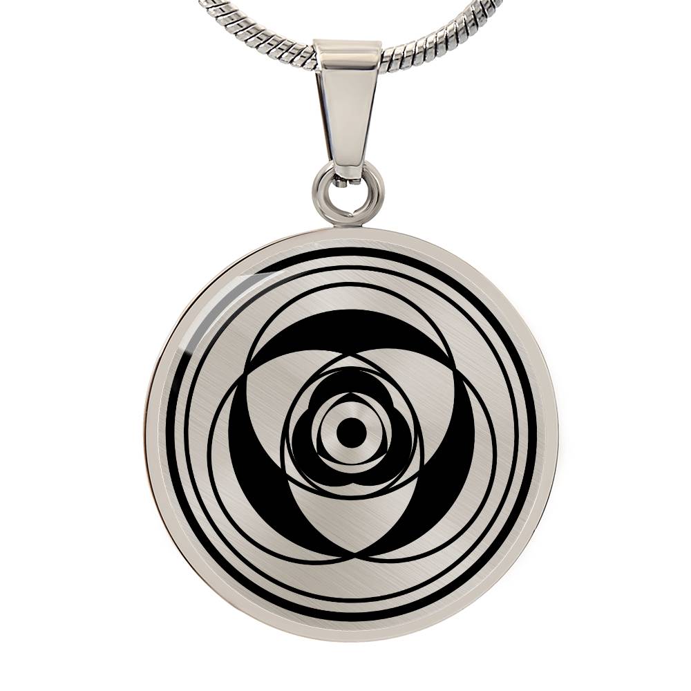 Crop Circle Pendant and Luxury Necklace - Piyungan