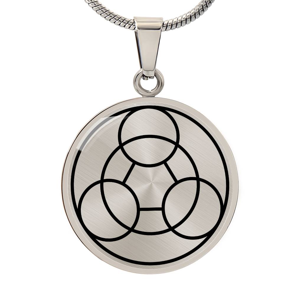 Crop Circle Pendant and Luxury Necklace - Wayland´s Smithy 6