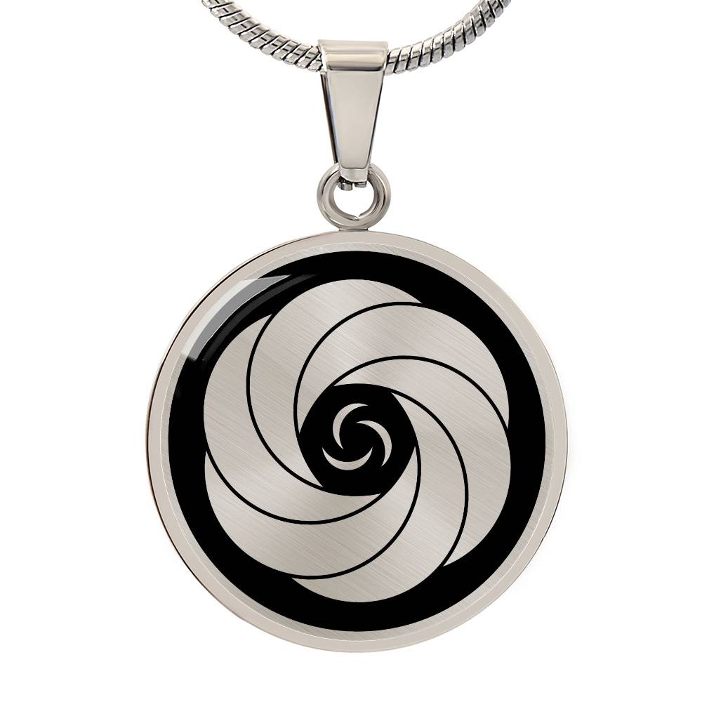 Crop Circle Pendant and Luxury Necklace - Worlaby