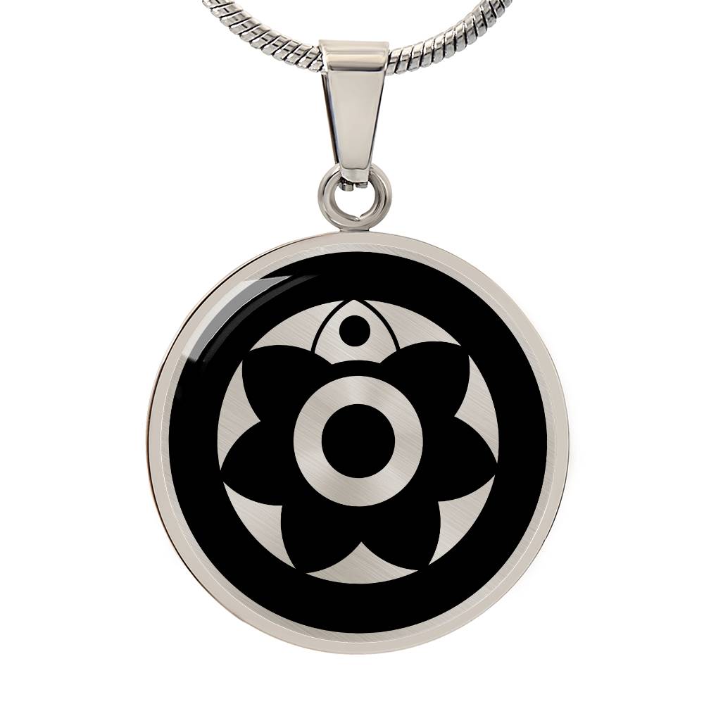 Crop Circle Pendant and Luxury Necklace - Micheldever 2